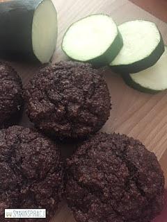 Czekoladowo-piernikowe muffiny cukiniowe