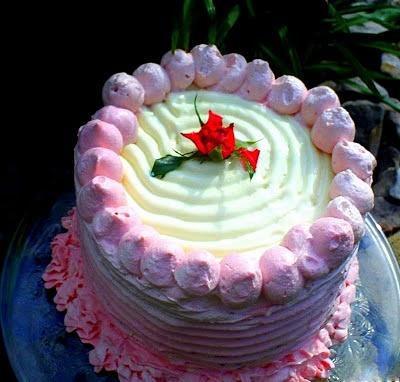 Tort Różany Ombre