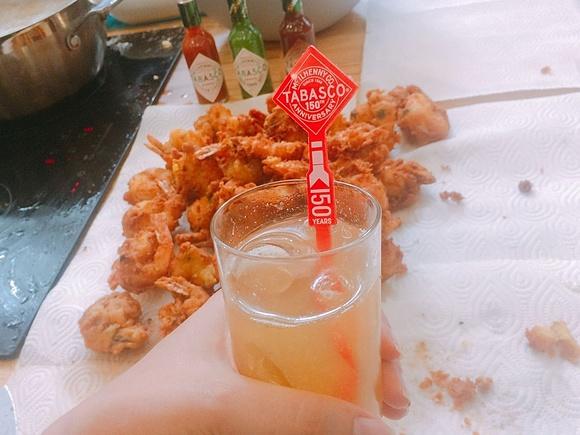 Krewetki w panierce z tabasco