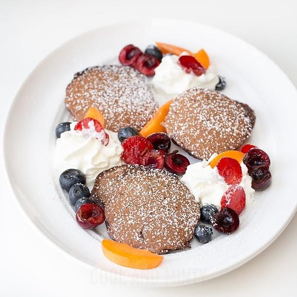 Czekoladowe pancakes