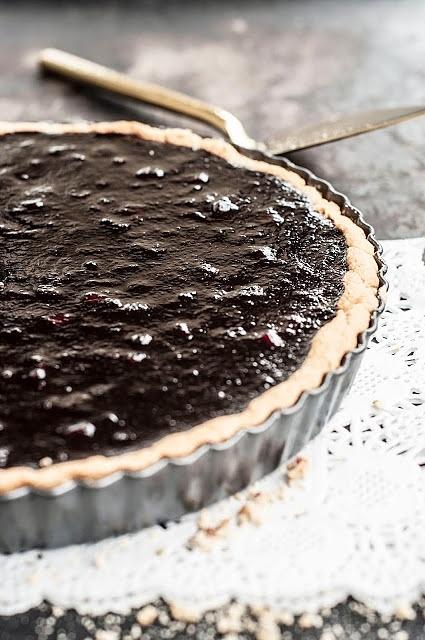 Tarta z jagodami i jabłkiem