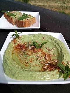 Hummus szczawiowy wegański bezglutenowy