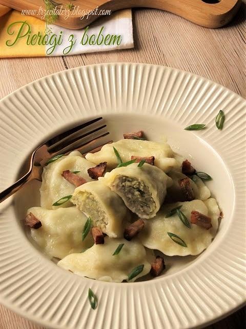 Pierogi z bobem kuchnia podkarpacka