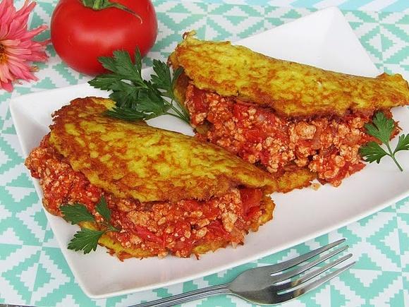 Placki ziemniaczane po bolońsku
