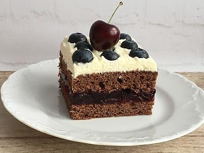 Ciasto z czereśniami i mascarpone