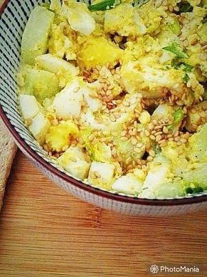 Pasta jajeczna z curry