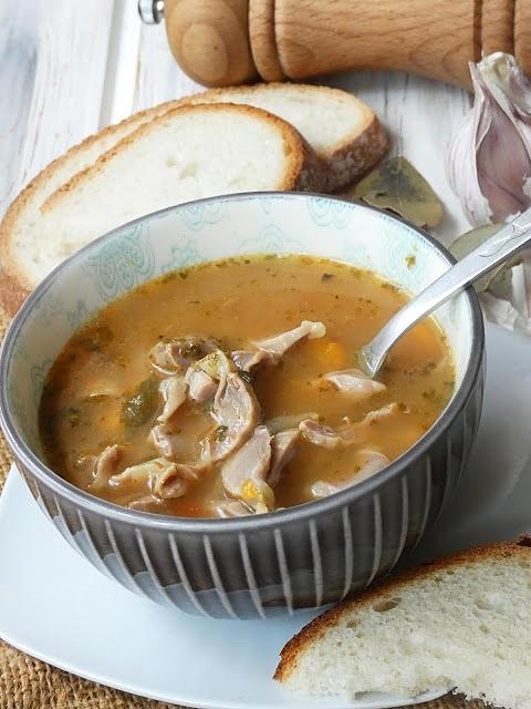 Zupa z żołądków drobiowych