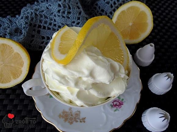 Ekspresowy krem cytrynowy na bazie serka mascarpone