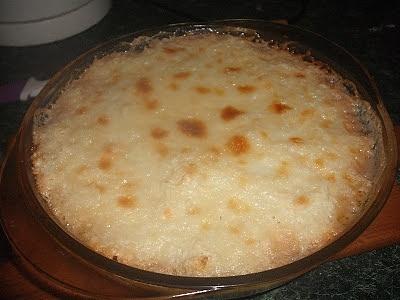 Zapiekany ryż z jabłkami na mleku