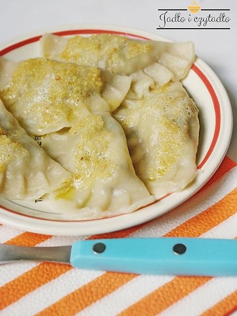 Pierogi z boczniakiem i kaszą bulgur