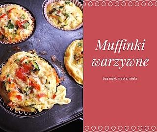 Muffinki warzywne bez mąki, masła i mleka