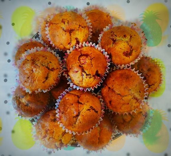 Malinowe muffinki szybkie do przygotowania