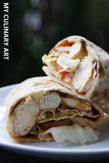 Twister z grillowanym kurczakiem bezglutenowy i low fodmap
