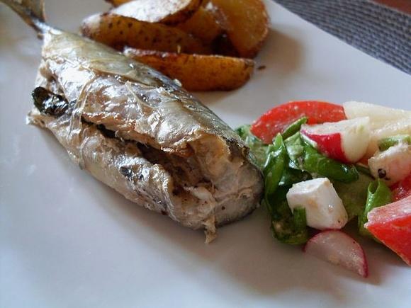 Makrela pieczona