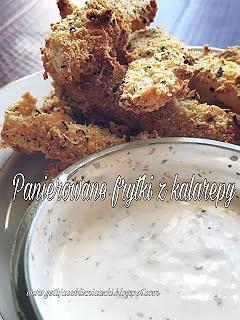 Panierowane frytki z kalarepy