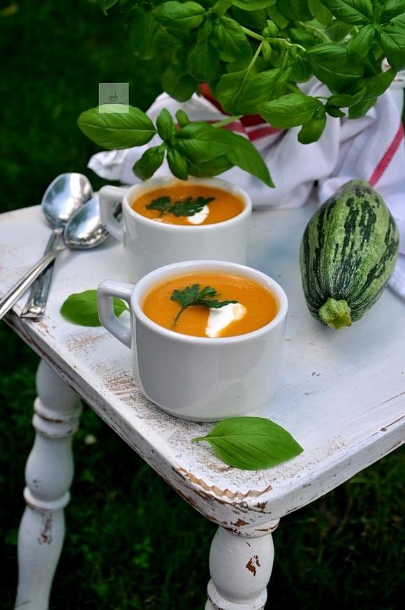 Zupa krem z pora i cukinii