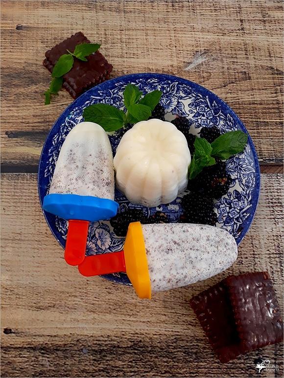 Lody śmietankowo ciasteczkowe z mascarpone