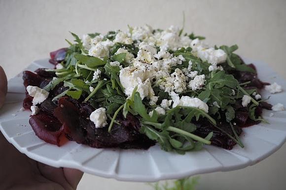 Carpaccio z buraków - sałatka na upały