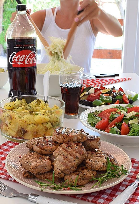 Grillowane polędwiczki w marynacie musztardowo-miodowo-sojowej