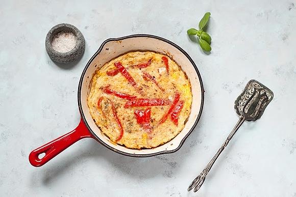 Frittata z papryką