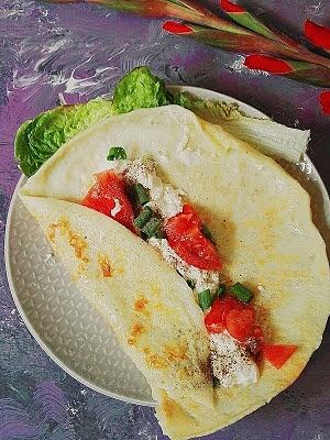 Twarożkowy omlet na śniadanie