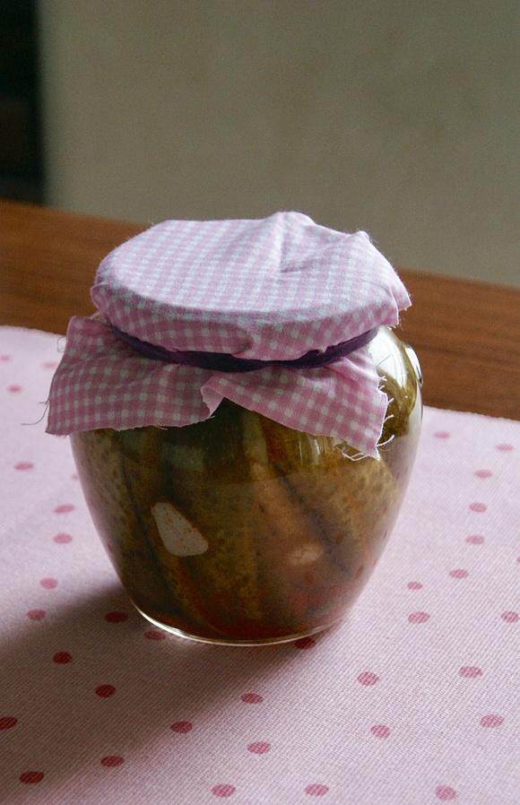 Ogórki z chilli krokodylki