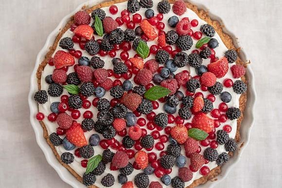Tarta z mascarpone i owocami