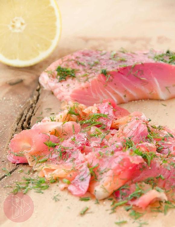 Gravlax z pomarańczą i burakami