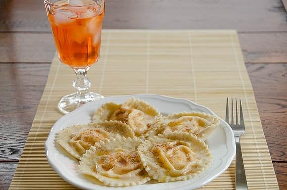 Ravioli z dynią na słodko