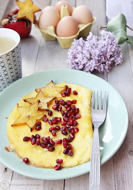 Klasyczny omlet na słodko