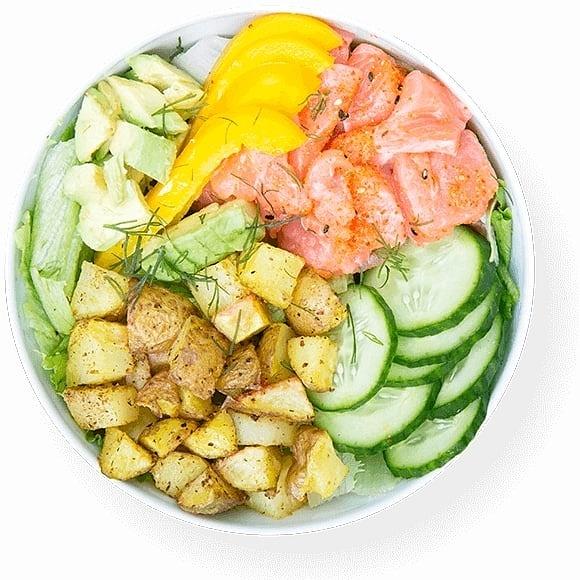 Salmon bowl