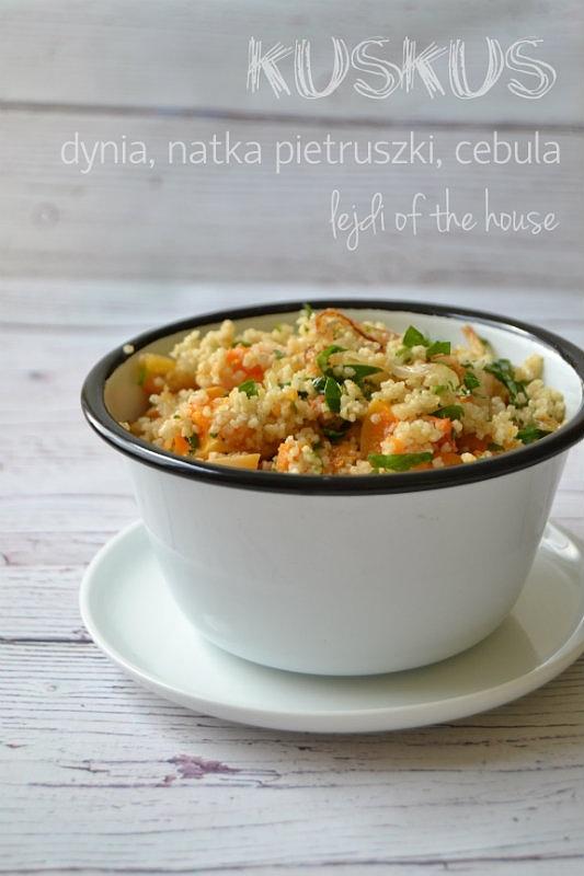 Kuskus z pieczoną dynią