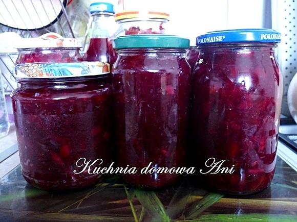 Buraczki z czosnkiem na zimę i sok buraczkowy