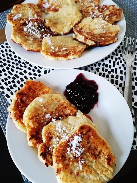 Placuszki z twarożkiem na słodko