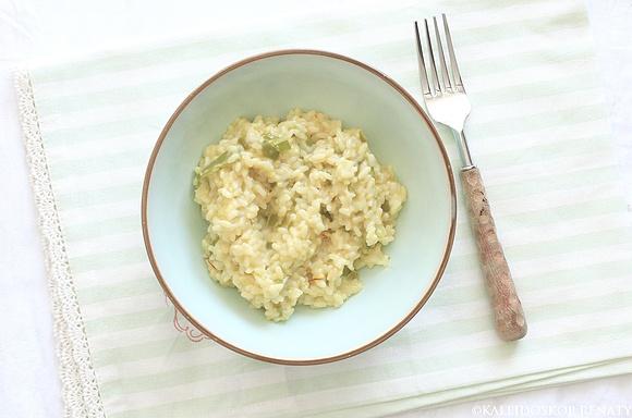 Risotto z papryczkami friggitelli i szafranem