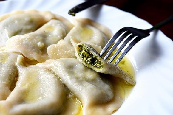Pierogi ze szpinakiem