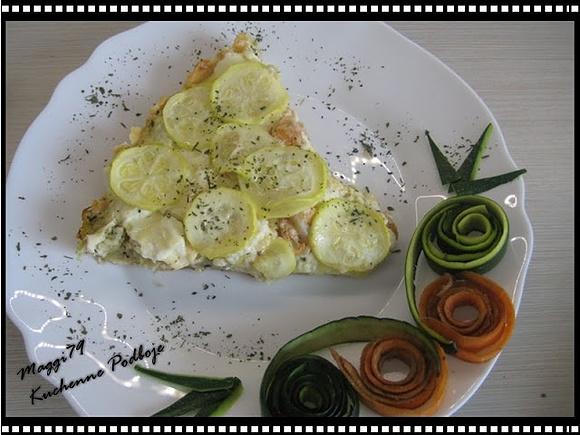 Tarta z cukinią i kurczakiem