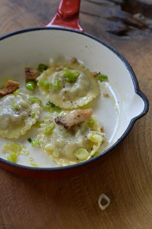 Pierogi z rydzami i kaszą gryczaną bez mięsa