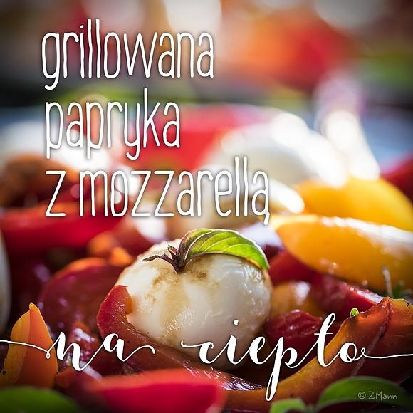 Grillowana papryka z mozarellą