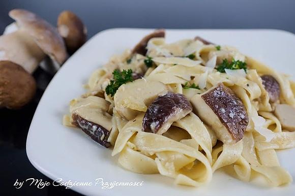 Tagliatelle z borowikami