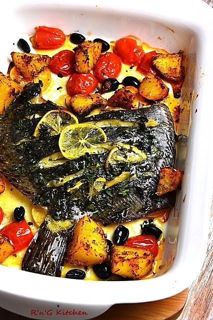 Turbot zapiekany