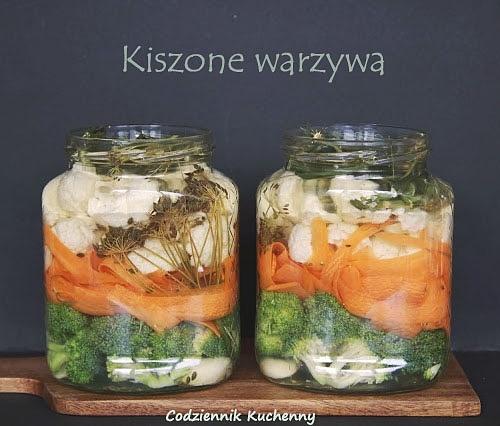 Kiszone warzywa z mieszanki trzech składników