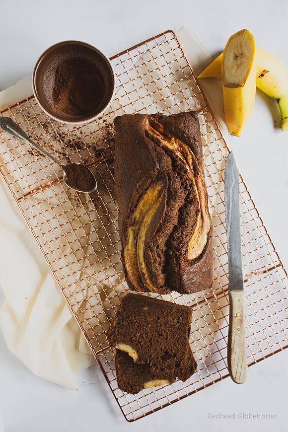 Kakaowo-kawowy chlebek bananowy
