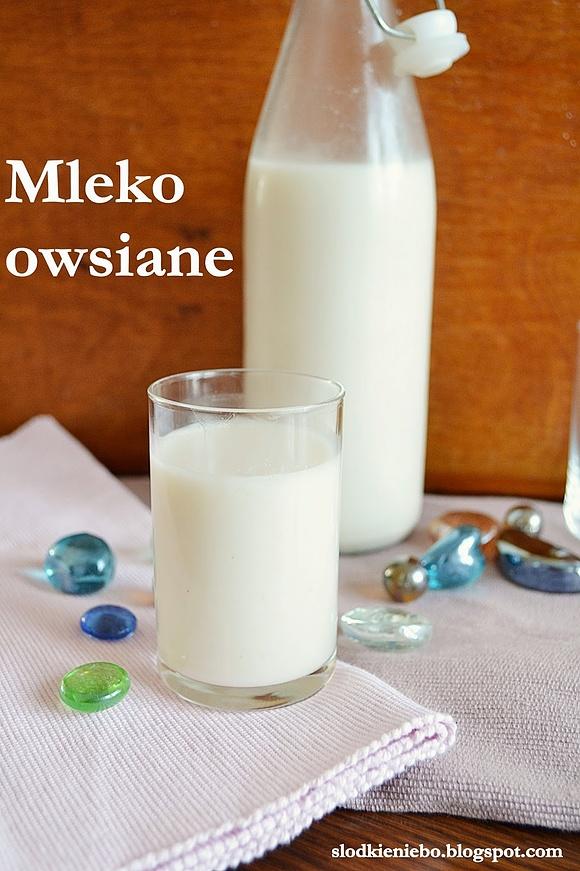 Mleko owsiane roślinne do picia i gotowania