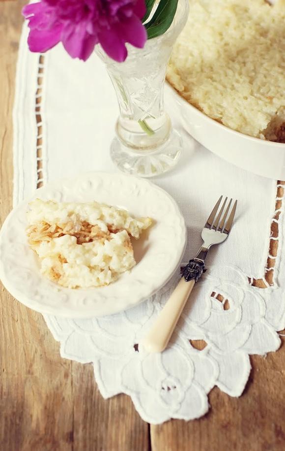 Ryżowy pudding z jabłkami na deszczowy weekend