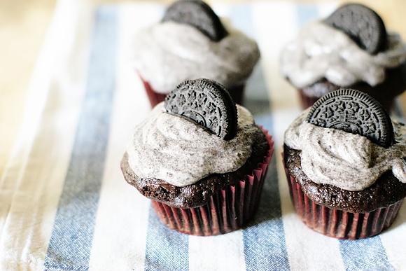 Asfaltowe muffiny Oreo