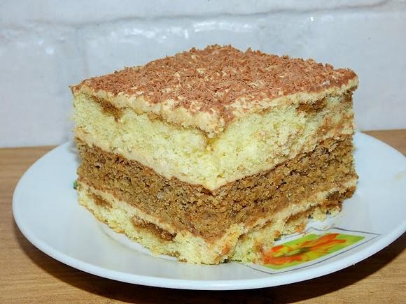 Ciasto cappuccino z orzechami - prosty przepis na smaczne ciasto