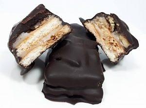 Keto batoniki karmelowo-orzechowe bez glutenu i cukru