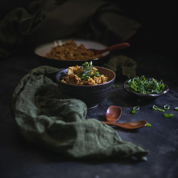 Karē chāhan – Smażony ryż curry
