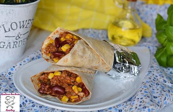 Wołowe burrito z meksykańską nutą